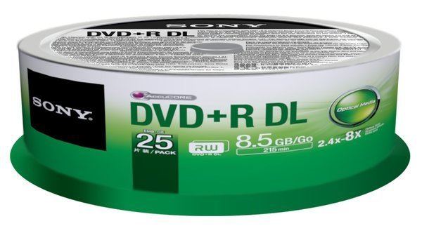 DVD+R DL DVDR Double Layer DVDR DL Double Layer DVDR Discs
