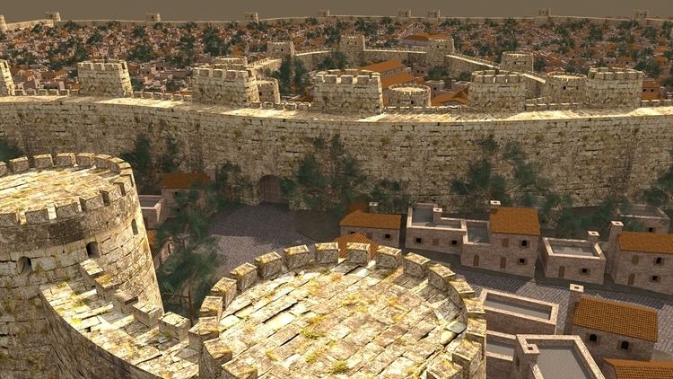 Dvin (ancient city) 3D model of ancient capital city of Armenia Dvin on Behance