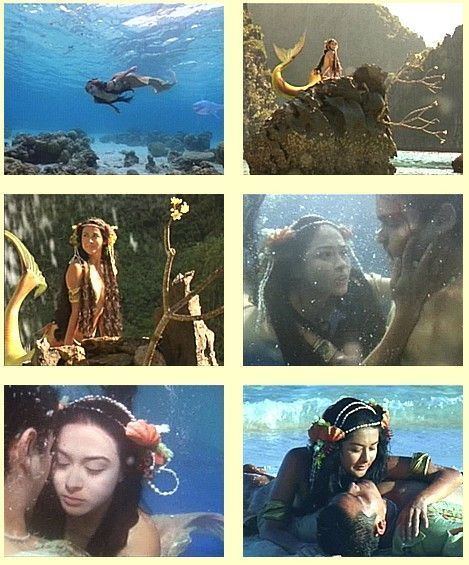 Marian Rivera and Dingdong Dantes in different scenes from Dyesebel (2008 TV series)