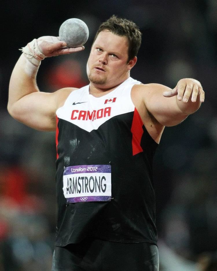 Dylan Armstrong Dylan Armstrong wins shot put in Germany on his road to