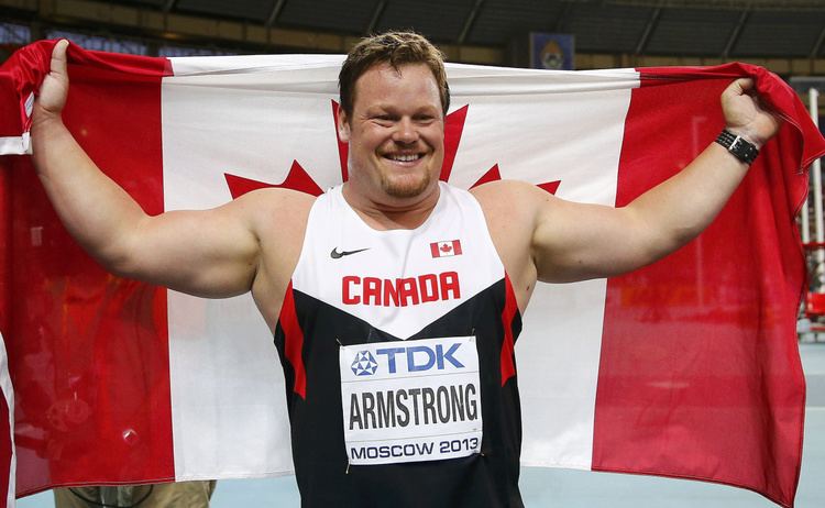 Dylan Armstrong Dylan Armstrong wins bronze in shot put at world athletics