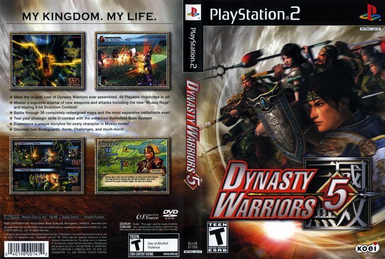 Dynasty Warriors 5 theisozonecomimagescoverps2226jpg