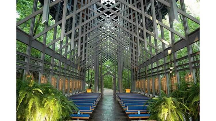 E. Fay Jones The thorncrown chapel by e fay jones homesthetics