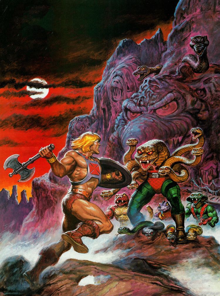 Earl Norem MONSTER BRAINS Masters Of The Universe Paintings By Earl