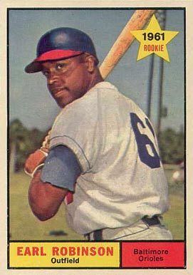 Earl Robinson (baseball) 1961 Topps Earl Robinson 343 Baseball Card Value Price Guide