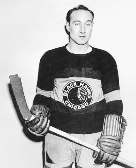 Earl Seibert Third String Goalie 193637 Chicago Black Hawks Earl Seibert Jersey