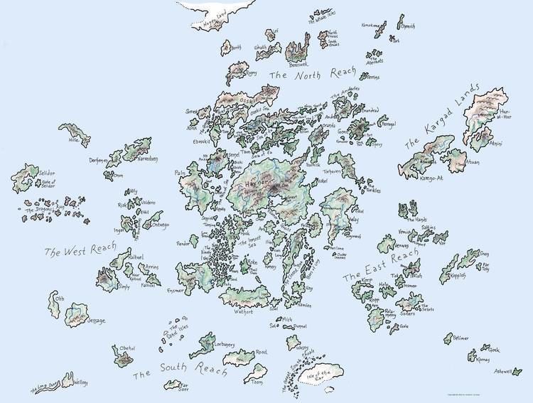 Earthsea Ursula K Le Guin Wallpaper Maps of Earthsea