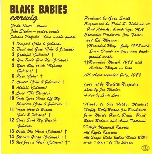 Earwig (Blake Babies album) httpsstatic1squarespacecomstatic54a2ac98e4b