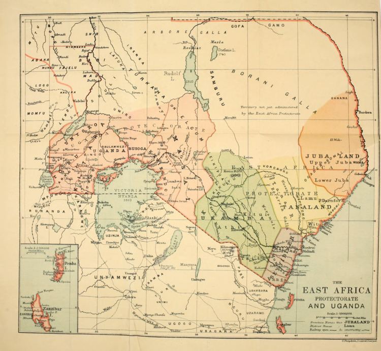 East Africa Protectorate FileEast Africa Protectorate and Uganda 1898png Wikimedia Commons