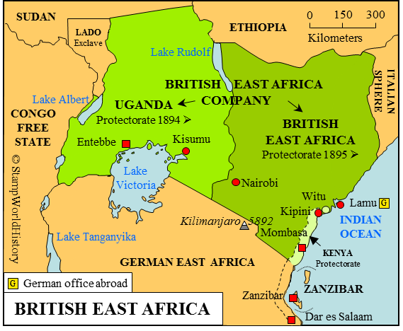 East Africa Protectorate British East Africa Stamps and postal history StampWorldHistory