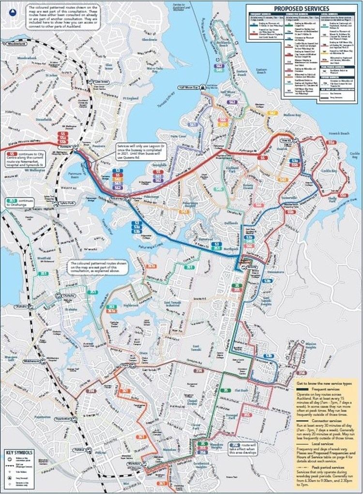 East Auckland New Network for east Auckland