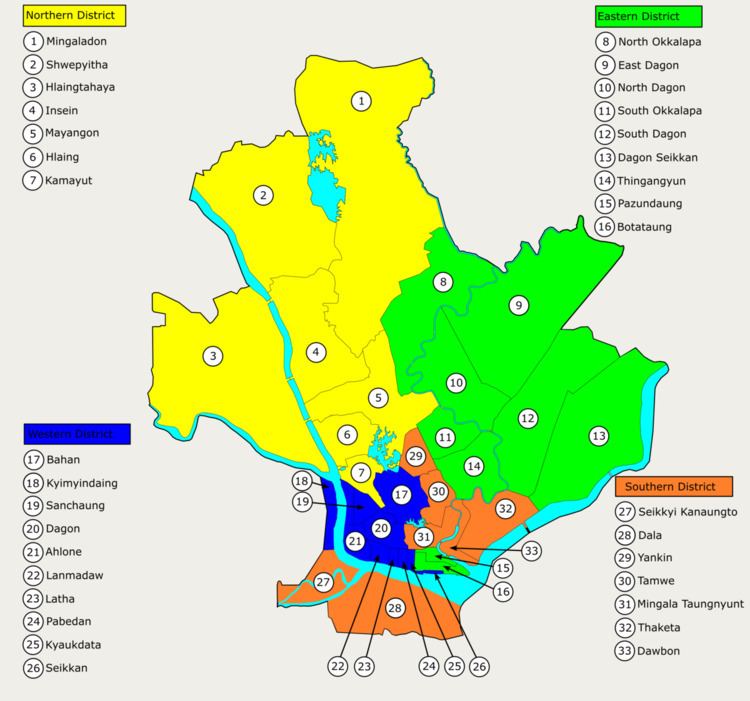 East Dagon Township Map East Dagon Township - Alchetron, The Free Social Encyclopedia