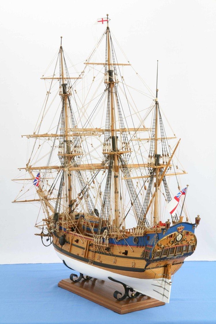 East Indiaman Ship model East Indiaman of 1740