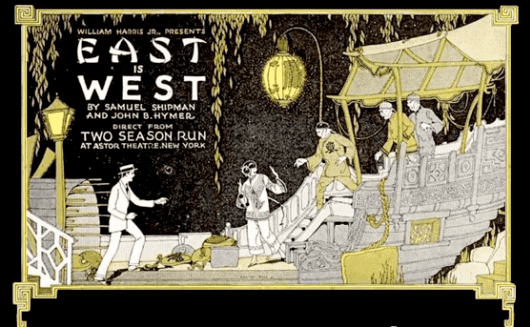East Is West (1922 film) US premiere of the restored 1922 film East is West at Cinecon