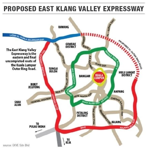 East Klang Valley Expressway Groundworks for East Klang Valley Expressway EKVE start today in