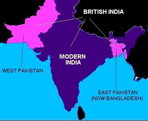 East Pakistan East and West Pakistan conflicts Indian Independence