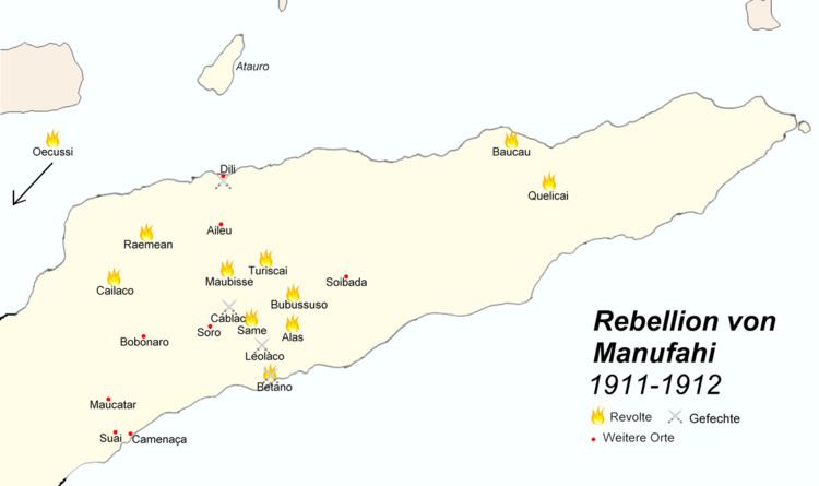 East Timorese rebellion of 1911–12