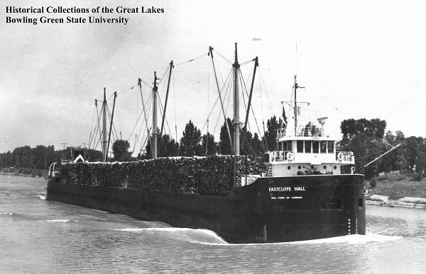 Eastcliffe Hall Historical Collections of the Great Lakes Vessel Database View