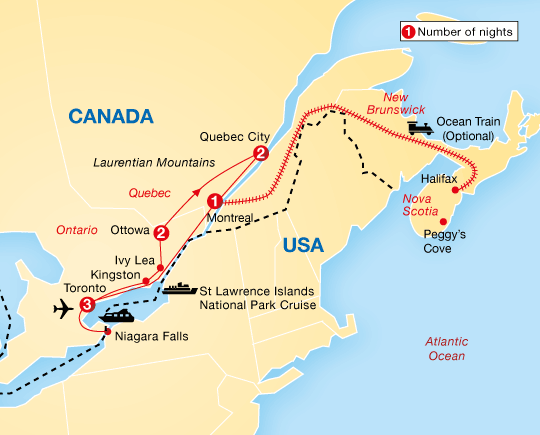 Eastern Canada Cities of Eastern Canada Archers Holidays