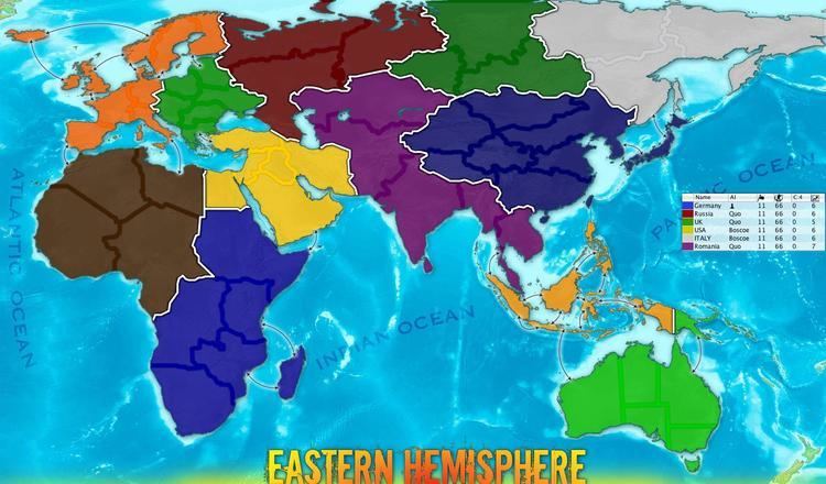 Eastern Hemisphere Eastern Hemisphere Map