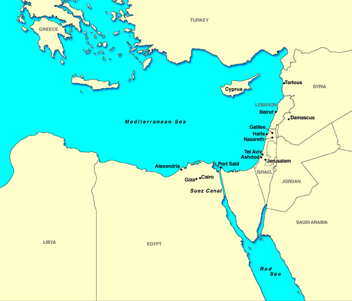 Eastern Mediterranean Eastern Mediterranean Cruise Ports