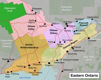 Eastern Ontario Eastern Ontario Travel guide at Wikivoyage
