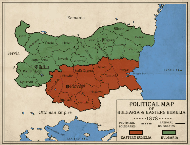 Eastern Rumelia Bulgaria and Eastern Rumelia 1878 by zalezsky on DeviantArt