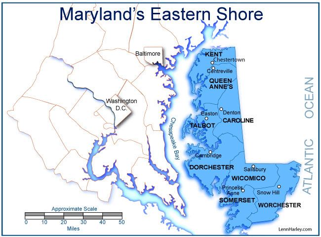Eastern Shore of Maryland md eastern shore maps Eastern Shore39s Africans Melungeons and