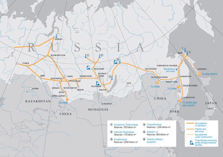 Eastern Siberia–Pacific Ocean oil pipeline Oil export Interfox Resources
