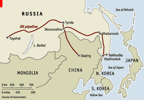 Eastern Siberia–Pacific Ocean oil pipeline - Alchetron, the free social encyclopedia