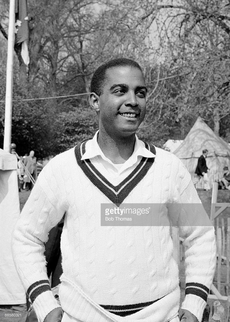 Easton McMorris West Indian cricketer Easton McMorris at Arundel 27th April 1963