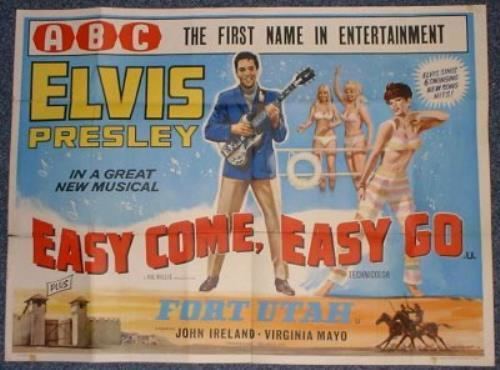 Easy Come, Easy Go (1967 film) Elvis Presley Easy Come Easy Go ABC UK Promo poster 137735