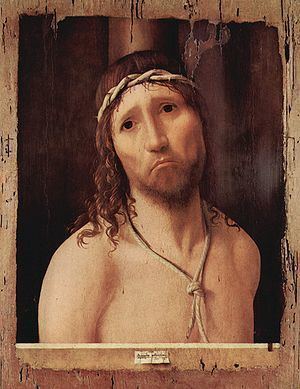Ecce Homo (Antonello da Messina) httpsuploadwikimediaorgwikipediacommonsthu