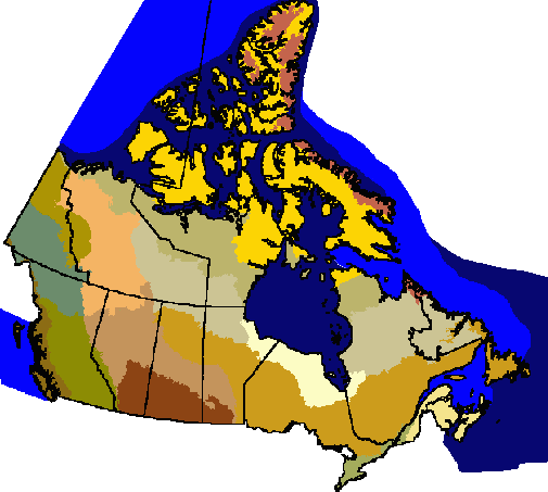 Ecozones of Canada canadianbiodiversitymcgillcaenglishecozonesec
