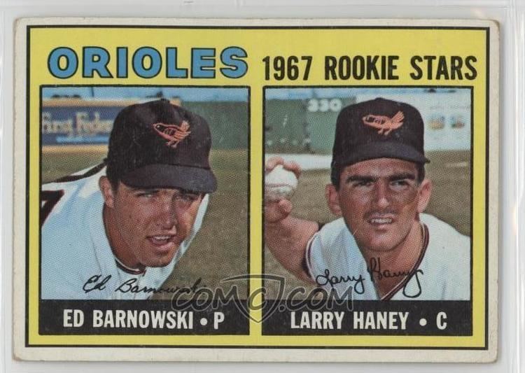 Ed Barnowski 1967 Topps Base 507 Ed Barnowski Larry Haney Good to VGEX