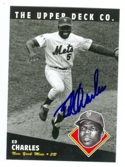 Ed Charles Ed Charles Baseball Slabbed Autographed Cards