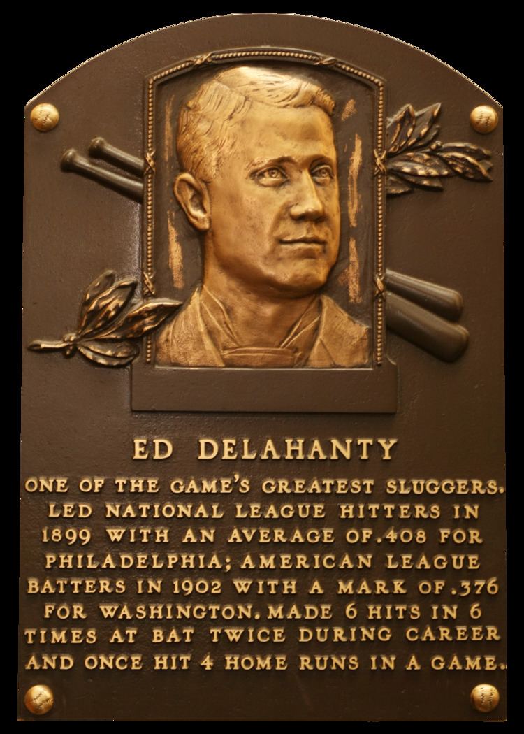 Ed Delahanty Delahanty Ed Baseball Hall of Fame