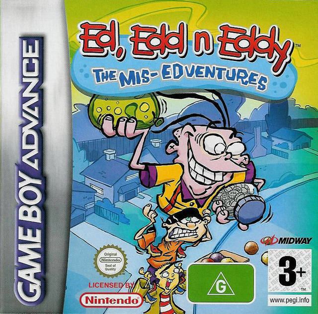 Ed, Edd n Eddy: The Mis-Edventures Ed Edd n Eddy The MisEdventures Box Shot for Game Boy Advance