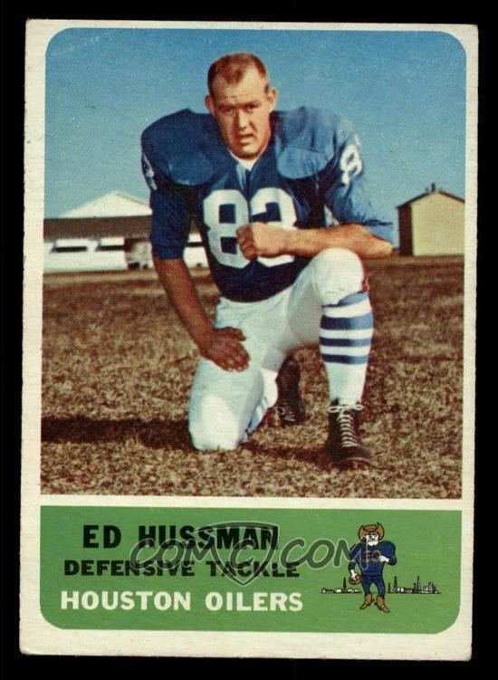 Ed Husmann 1962 Fleer Base 55 Ed Husmann Uncorrected Error Name