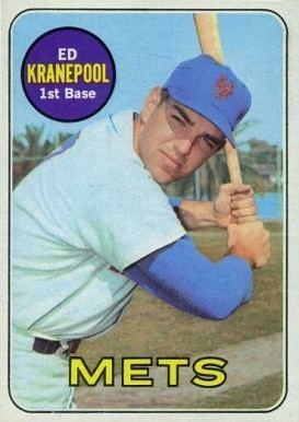 Ed Kranepool 1969 Topps Ed Kranepool 381 Baseball Card Value Price Guide