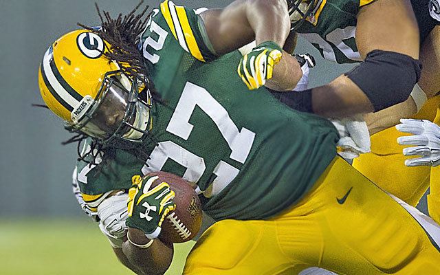 Ed Lacy Eddie Lacy leaves game with ankle injury Xrays