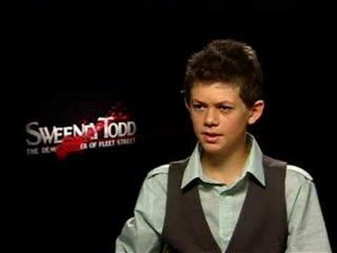 Ed Sanders (actor) Sweeney Todd Interview with Edward Sanders YouTube