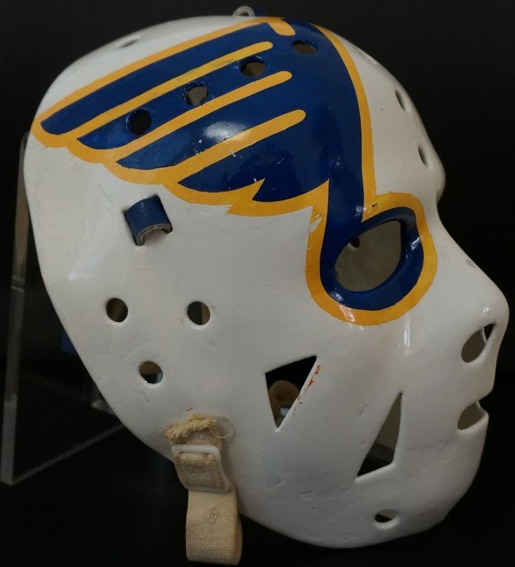 Ed Staniowski Ed Staniowski Game Used Mask St Louis Blues Hockey Pinterest