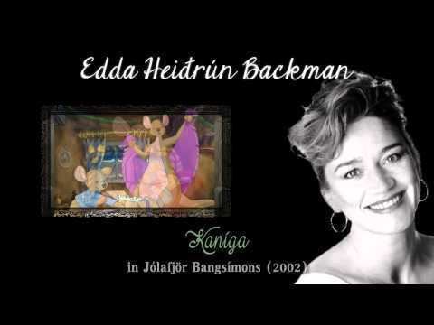 Edda Heiðrún Backman A Voice From Iceland Edda Heirn Backman YouTube