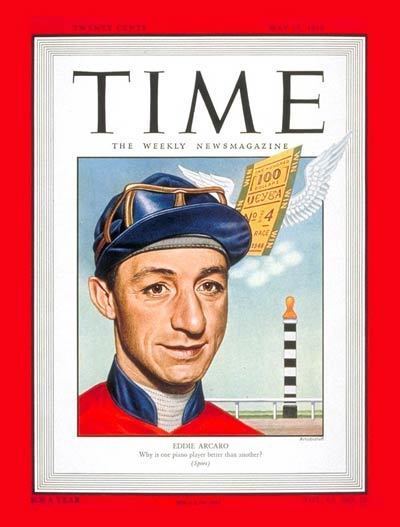 Eddie Arcaro TIME Magazine Cover Eddie Arcaro May 17 1948 Horse
