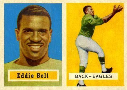 Eddie Bell (halfback) 1957 Topps Eddie Bell 99 Football Card Value Price Guide