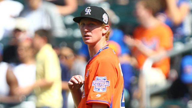 Eddie Butler (baseball) Rockies prospect Eddie Butler pitched a scoreless inning