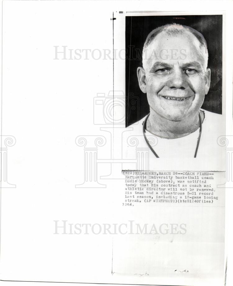 Eddie Hickey 1964 Eddie Hickey Coach Athletic Director Historic Images