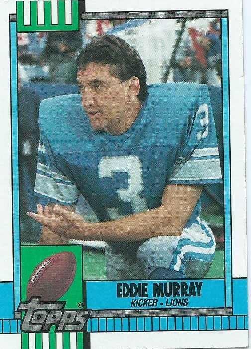 Eddie Murray (American football) DETROIT LIONS Eddie Murray 354 TOPPS 1990 NFL American Football