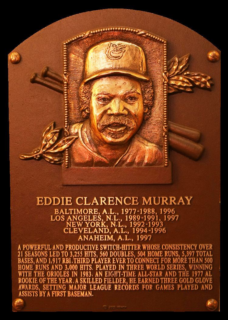 Eddie Murray Murray Eddie Baseball Hall of Fame